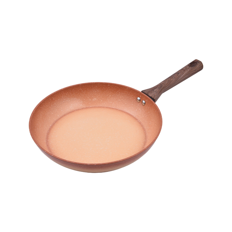Pan de aluminio de aluminio forjado FRY Pan con recubrimiento de cerámica de meteorito Marte
