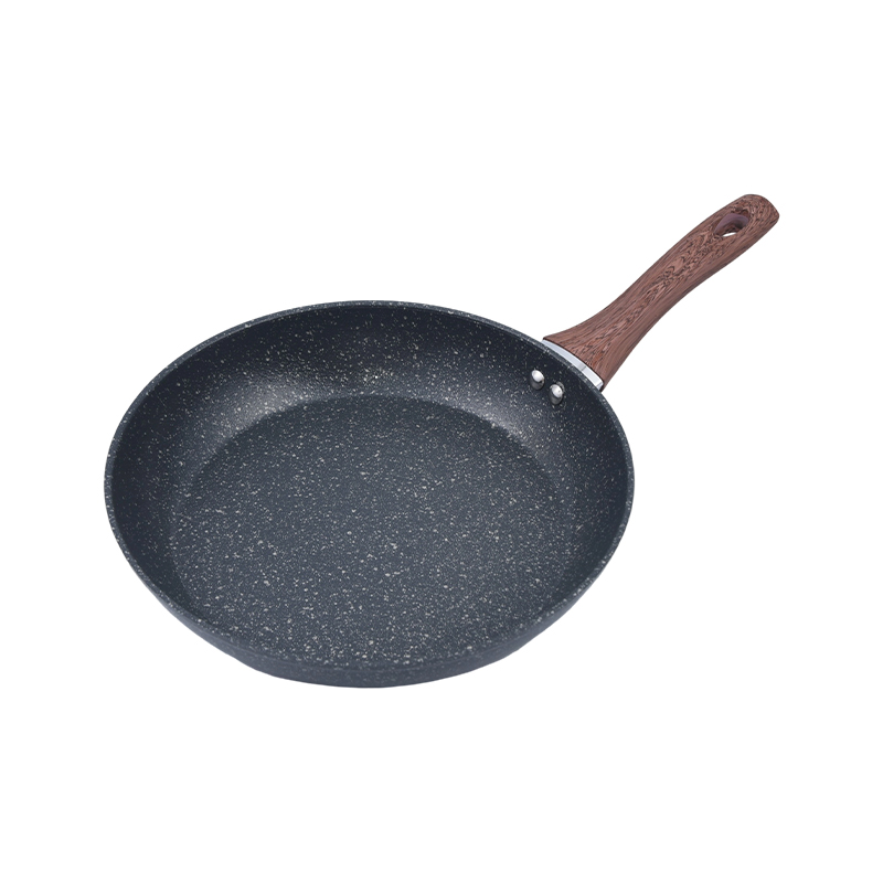 Pan de aluminio de aluminio forjado juego de sartén con recubrimiento de cerámica de meteorito gris