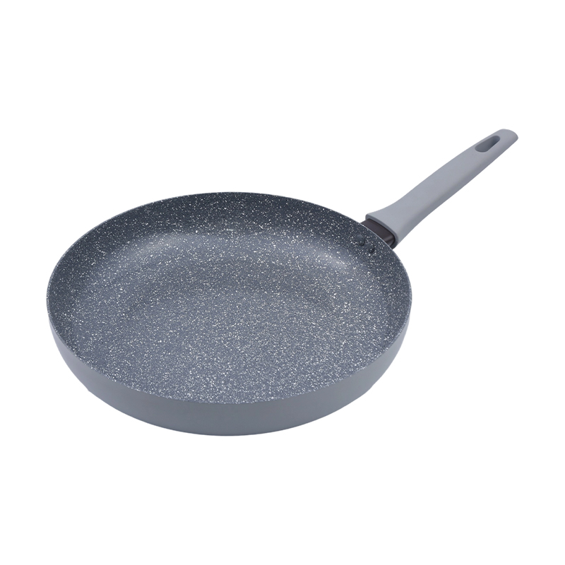 Conjuntos de utensilios de aluminio presionados con recubrimiento antiadherente de mármol gris