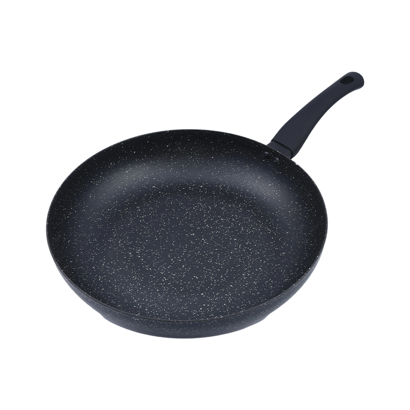 Conjuntos de utensilios de cocina de aluminio presionados con recubrimiento antiadherente de mármol negro