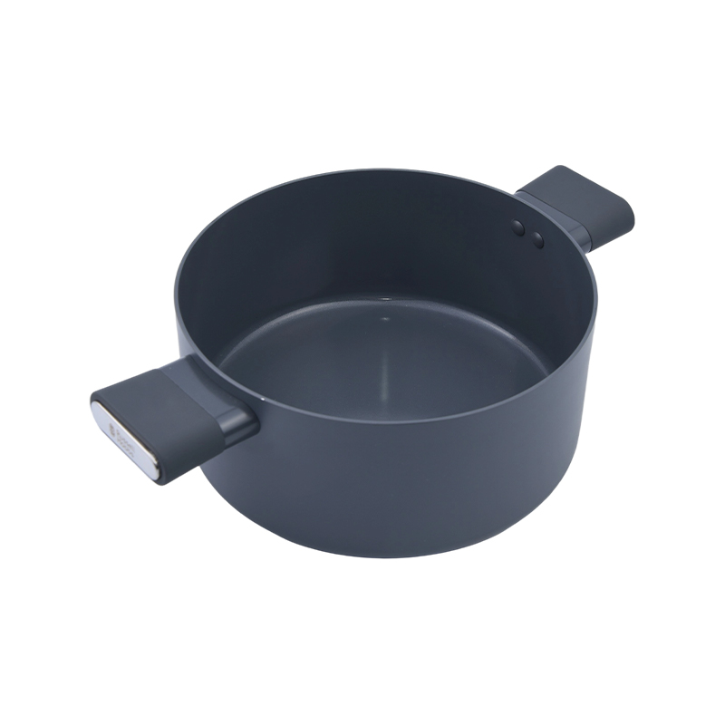 Cazuela de aluminio prensado cerámica gris